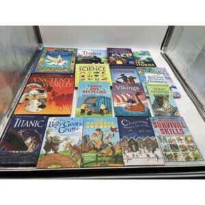 Lot 16 Usborne Kids Books Science History Animals Myths Educational
